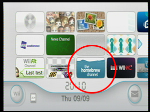 Wii homebrew channel
