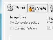 select complete backup