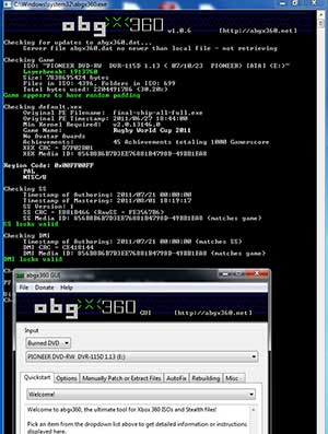 abgx360 screen