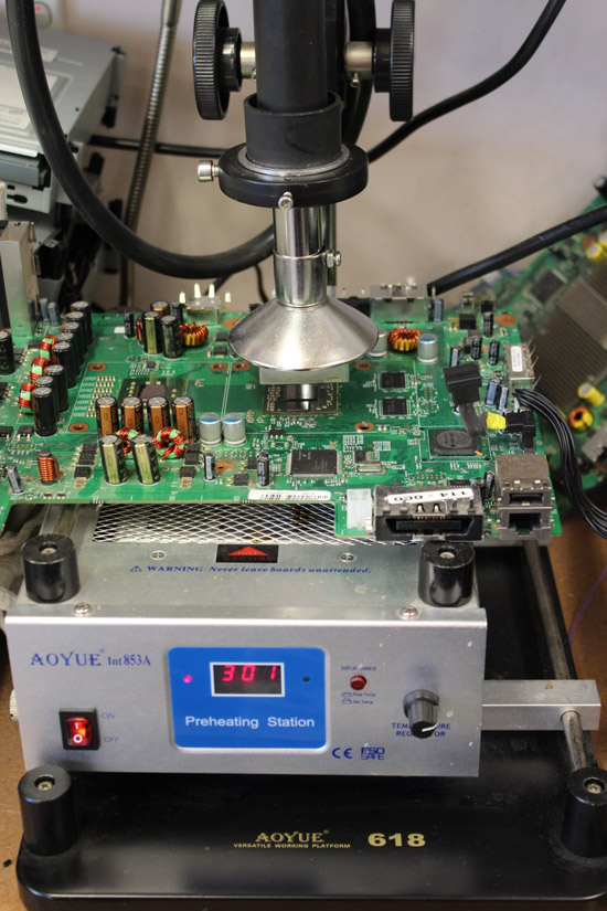 Xbox 360 Re-flow Machine